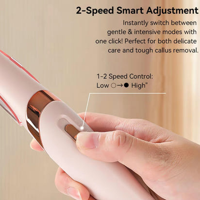 Electric Feet File Pedicure Grinder - Painless & Professional Pedicure Tool