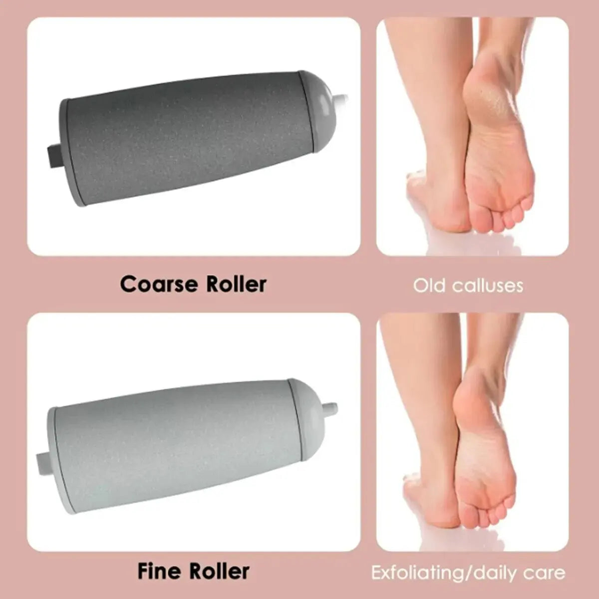 Electric Feet File Pedicure Grinder - Painless & Professional Pedicure Tool